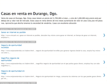 Tablet Screenshot of casas-en-durango.blogspot.com
