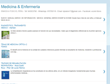Tablet Screenshot of medicinayenfermeria.blogspot.com