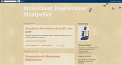 Desktop Screenshot of mouvementregenerateur.blogspot.com