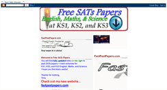 Desktop Screenshot of freesatspapers.blogspot.com