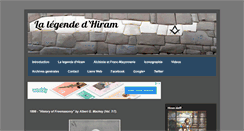 Desktop Screenshot of legende-hiram.blogspot.com