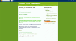 Desktop Screenshot of escolavivereaprender2008.blogspot.com