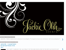 Tablet Screenshot of jackieohhevents.blogspot.com