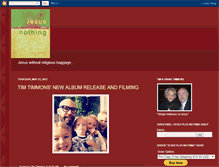 Tablet Screenshot of jesus-plus-nothing.blogspot.com