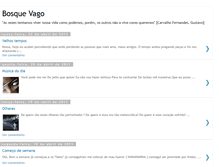 Tablet Screenshot of bosquevago.blogspot.com