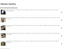 Tablet Screenshot of missionsamfya.blogspot.com