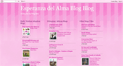 Desktop Screenshot of esperanzadelalma2.blogspot.com
