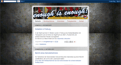 Desktop Screenshot of enoughisenough-of.blogspot.com