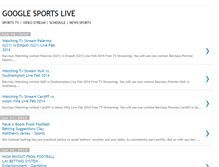 Tablet Screenshot of google-sports-live.blogspot.com