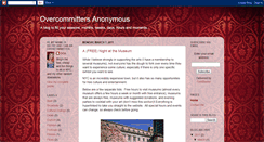 Desktop Screenshot of overcommittersanonymous.blogspot.com