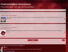 Tablet Screenshot of overcommittersanonymous.blogspot.com