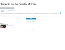 Tablet Screenshot of benjaminthecupsceptreofchrist.blogspot.com