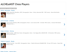 Tablet Screenshot of alchessmist-chess-players.blogspot.com