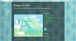 Desktop Screenshot of dragonspen.blogspot.com
