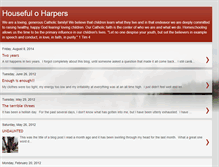 Tablet Screenshot of housefuloharpers.blogspot.com