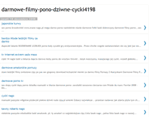 Tablet Screenshot of darmowe-filmy-pono-dziwne-cycki4198.blogspot.com