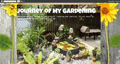 Desktop Screenshot of journeyofmygardening.blogspot.com