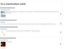 Tablet Screenshot of marshmalloworld.blogspot.com