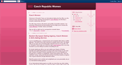 Desktop Screenshot of czechwomen.blogspot.com