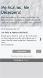 Mobile Screenshot of meacalmomedesespero.blogspot.com
