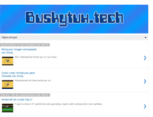 Tablet Screenshot of buskytuxtech.blogspot.com
