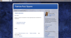 Desktop Screenshot of patriciaaruiz.blogspot.com