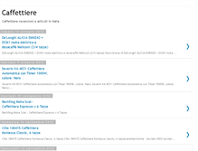 Tablet Screenshot of caffettiererecensioni.blogspot.com