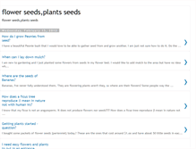 Tablet Screenshot of flowerseedsplantsseeds.blogspot.com