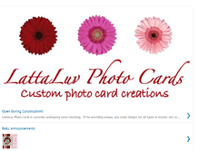 Tablet Screenshot of lattaluvphotocards.blogspot.com