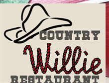 Tablet Screenshot of countrywillierestaurant.blogspot.com