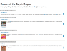 Tablet Screenshot of dreamsofthepurpledragon.blogspot.com