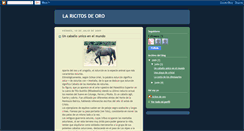 Desktop Screenshot of laricitosdeoro.blogspot.com