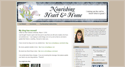 Desktop Screenshot of nourishinghome.blogspot.com