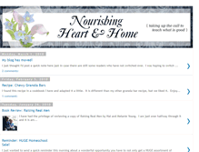 Tablet Screenshot of nourishinghome.blogspot.com