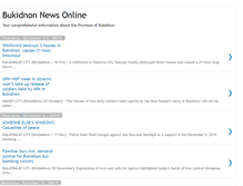 Tablet Screenshot of bukidnonnewsupdates.blogspot.com