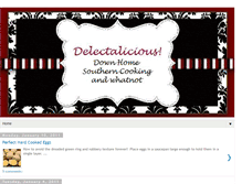 Tablet Screenshot of delectalicious.blogspot.com