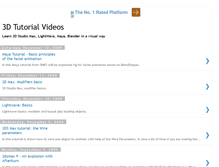 Tablet Screenshot of 3d-tutorials.blogspot.com