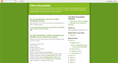 Desktop Screenshot of ethosroundtable.blogspot.com