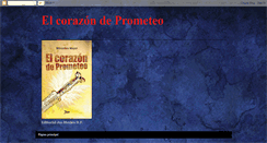 Desktop Screenshot of elcorazondeprometeo.blogspot.com