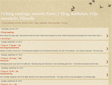 Tablet Screenshot of esoterie-tarot-i-tjing.blogspot.com