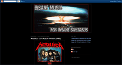 Desktop Screenshot of insane-music.blogspot.com