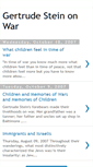 Mobile Screenshot of gertrudesteinonwar.blogspot.com