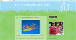 Desktop Screenshot of laurasworksofheart.blogspot.com