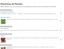 Tablet Screenshot of plantinhasdeplantao.blogspot.com