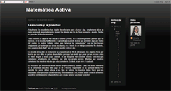 Desktop Screenshot of matematicafuturo.blogspot.com