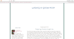 Desktop Screenshot of mrsgoosepoop.blogspot.com