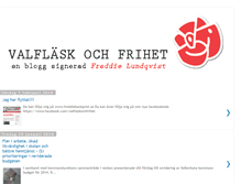 Tablet Screenshot of freddiesfrihet.blogspot.com