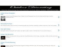 Tablet Screenshot of outdoor-decorating-ideas.blogspot.com