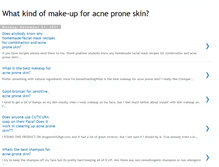 Tablet Screenshot of make-up-for-acne-prone-skin.blogspot.com