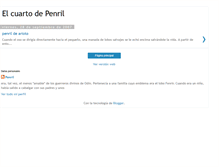 Tablet Screenshot of elcuertodepenril.blogspot.com